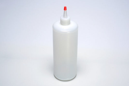 Serving Bottle: Clear Natural Squeeze type w/ lid