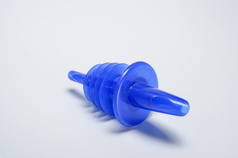 12 Speed Pour Spouts for Serving Bottles/ 12 per pkg (Blue)