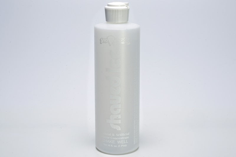 Empty Printed Pint Bottles for Dispensing Flavor Concentrates (Lids sold separately)